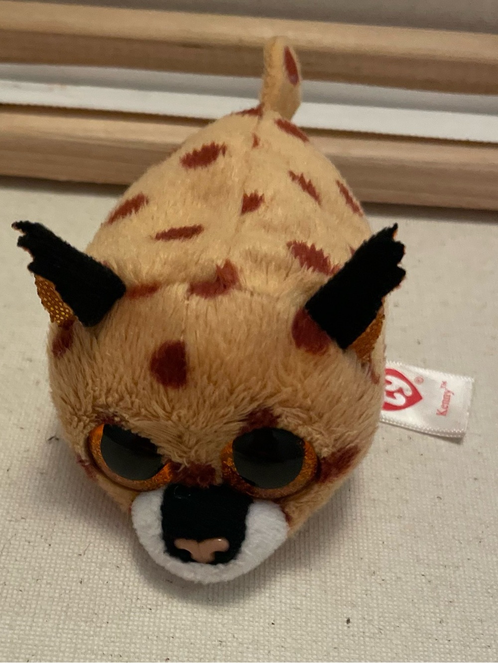 TY Beanie BooTeeny Ty Beanie Kenny the Lynx Plush Toy